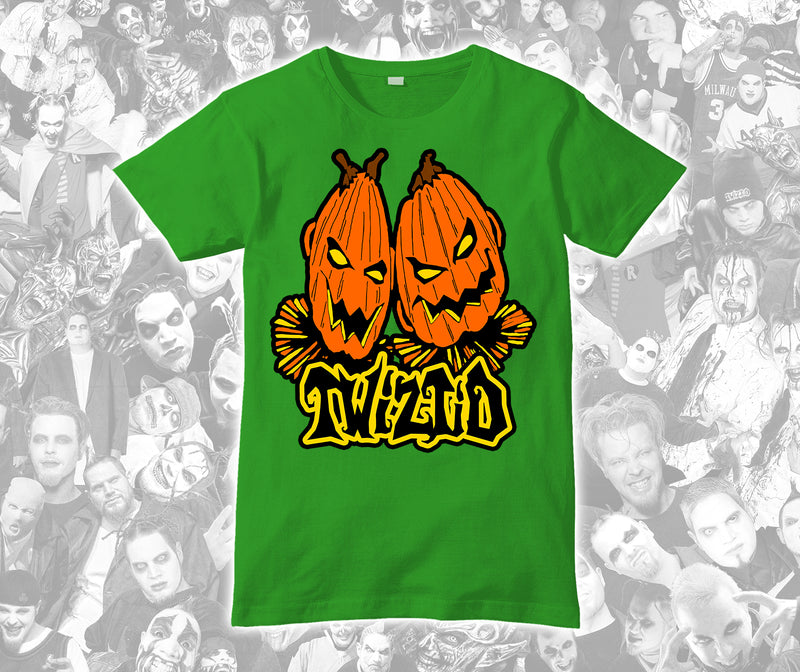 Green Twiztid Old School Pumpkins Shirt