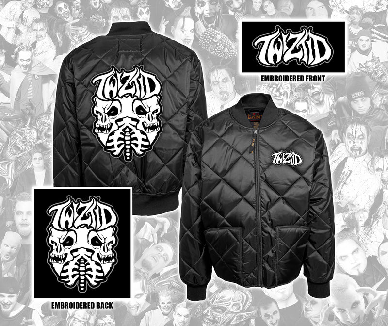 Twiztid Skull Lungs Diamond Quilt Jacket