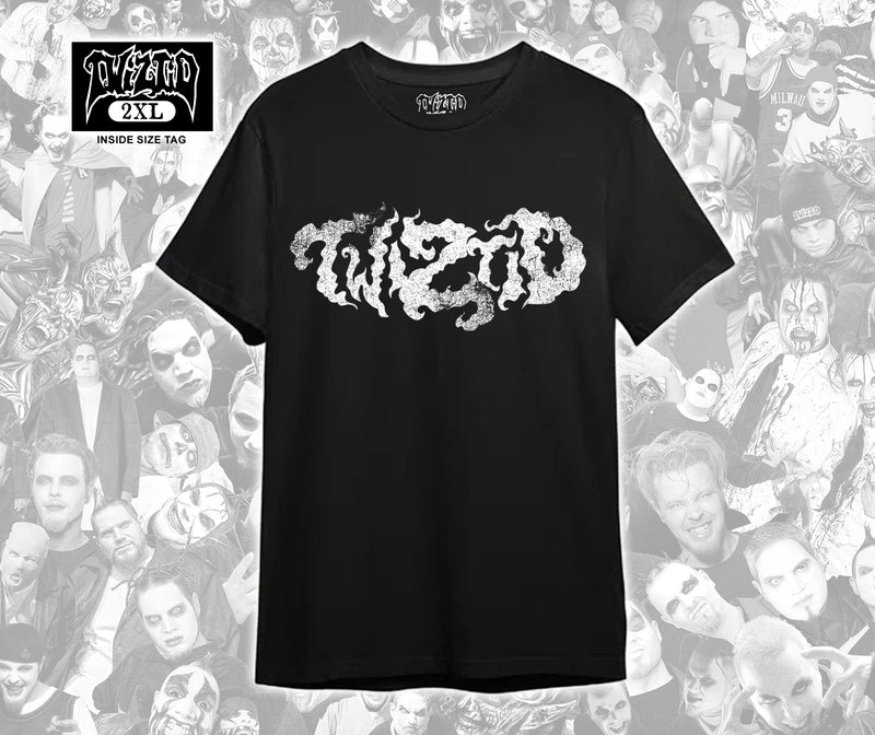Black and White Twiztid Smoke Logo Shirt – MNE Store