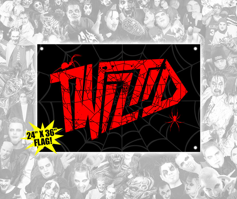 Twiztid Fright Fest Spider Webs 24x36" Wall Flag