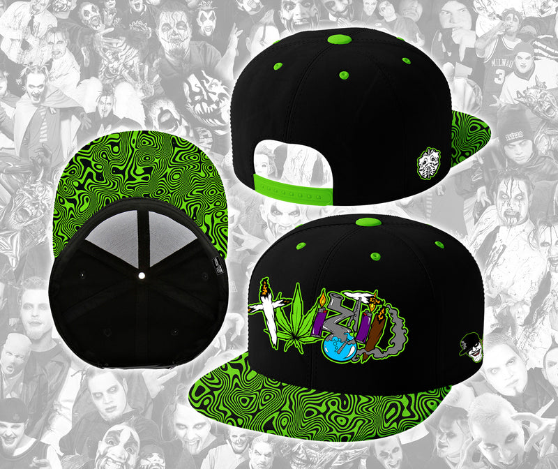 Twiztid Paraphernalia Logo Snapback with Brim Print