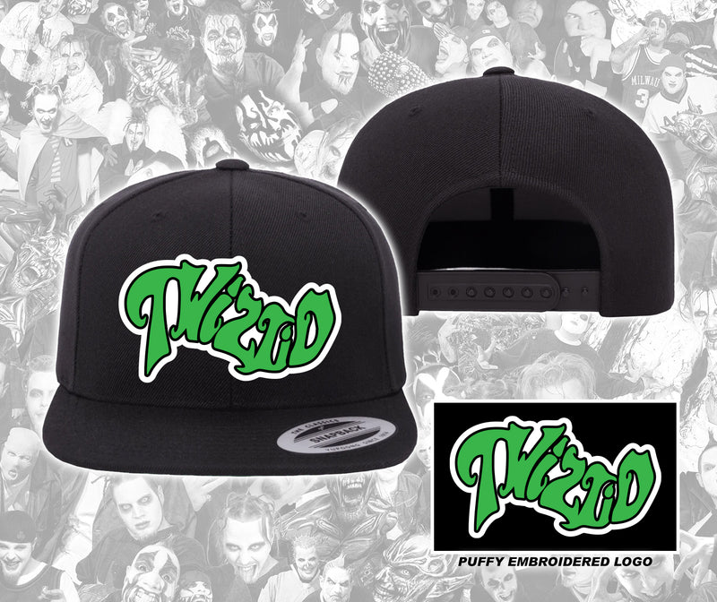 Twiztid Mostasteless Green Wavy Logo Flex Fit