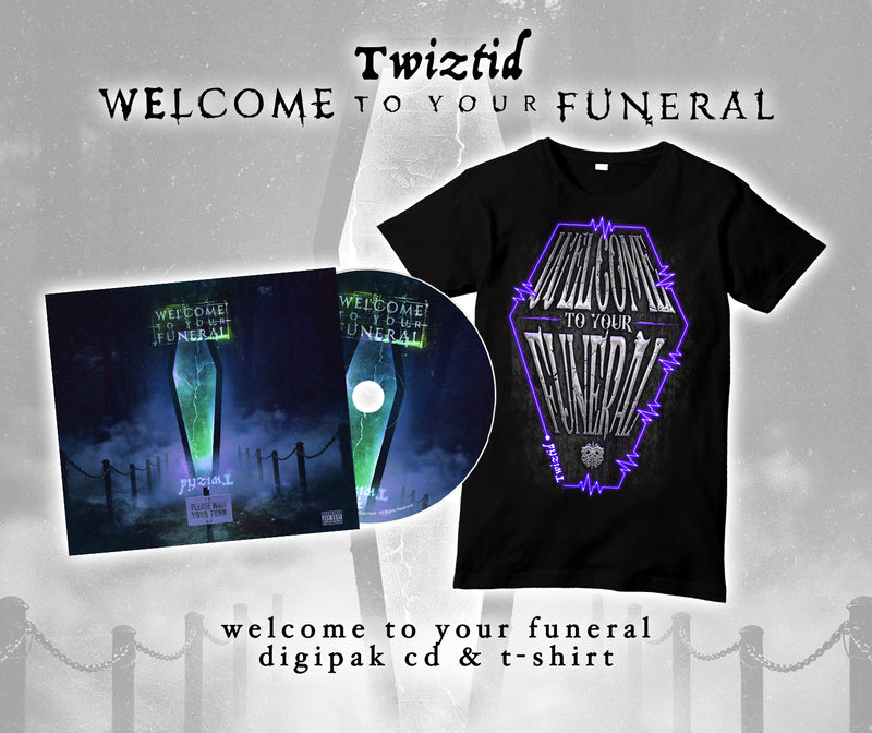 Twiztid "welcome to your funeral" CD & Shirt Bundle