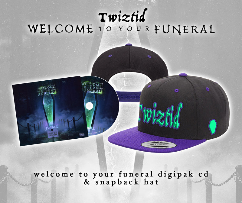 Twiztid "welcome to your funeral" CD & Snapback Bundle