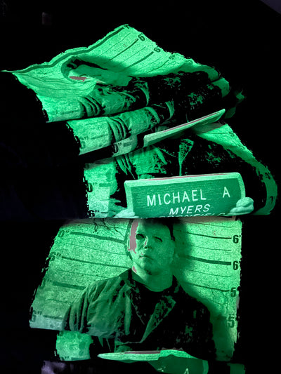 TSK Collection Glow in the Dark Michael Mugshot Shirt