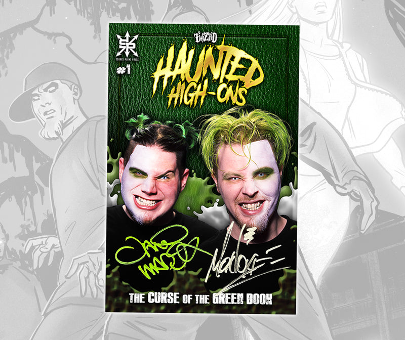 *AUTOGRAPHED* The Curse of the Green Book: Astronomicon 5 The Green Book Album Cover Variant