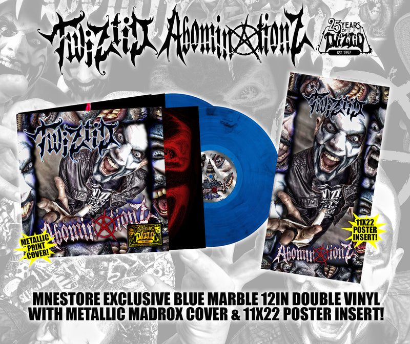 Twiztid "Abominationz" 25 Years of Twiztid Edition Vinyl Record MNEStore Variant