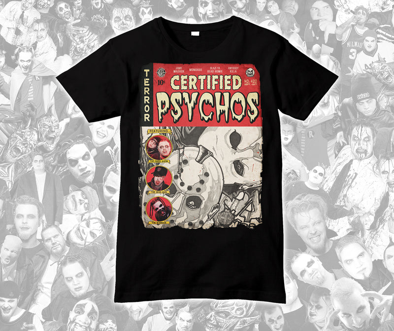 Certified Psychos Comic Cover Shirt