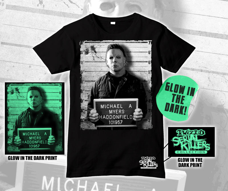 TSK Collection Glow in the Dark Michael Mugshot Shirt