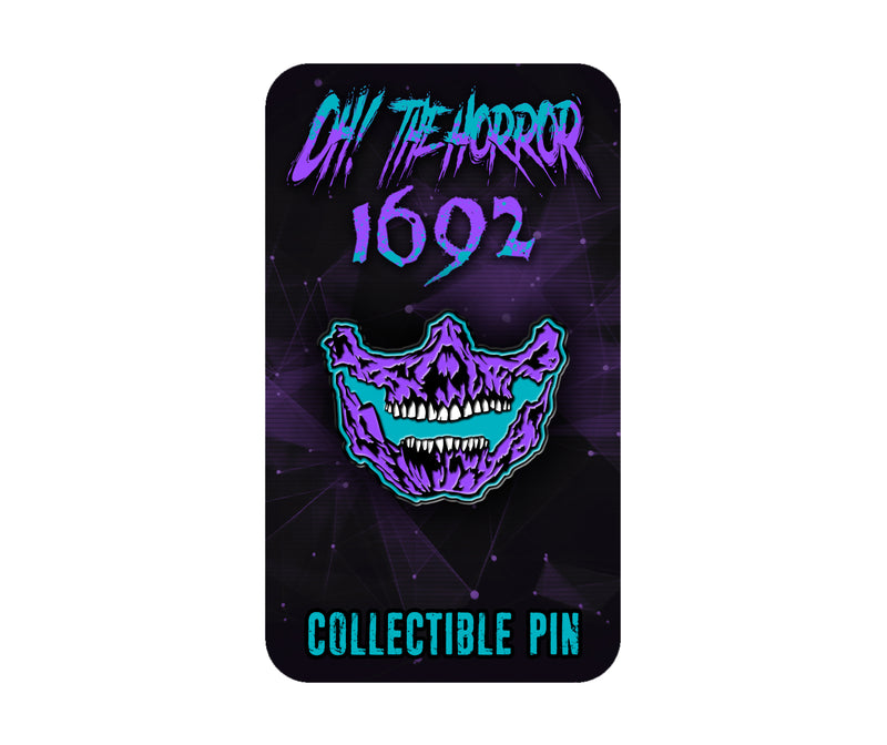 Oh! The Horror 1692 Jaw Mask Hat Pin