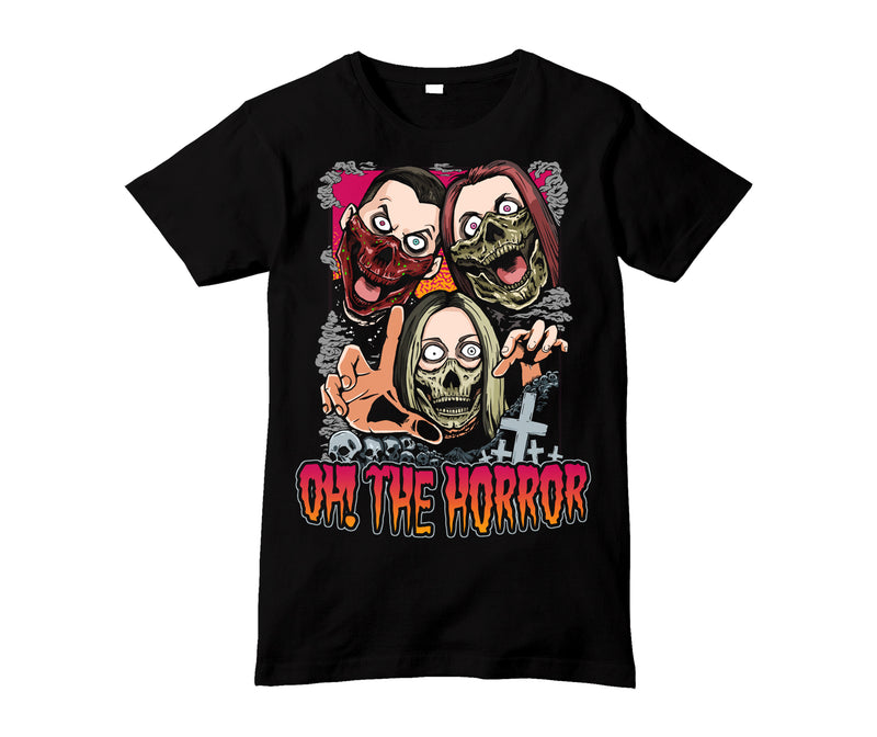 Oh! The Horror Cartoon Graveyard Shirt