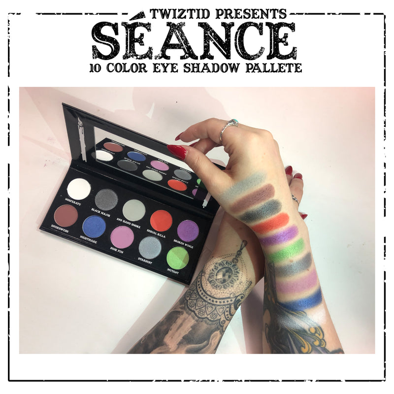 Seance by Twiztid Cosmetics 10 Color Eye Shadow Palette