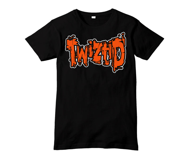 Twiztid Orange and White Freek Show Logo Shirt
