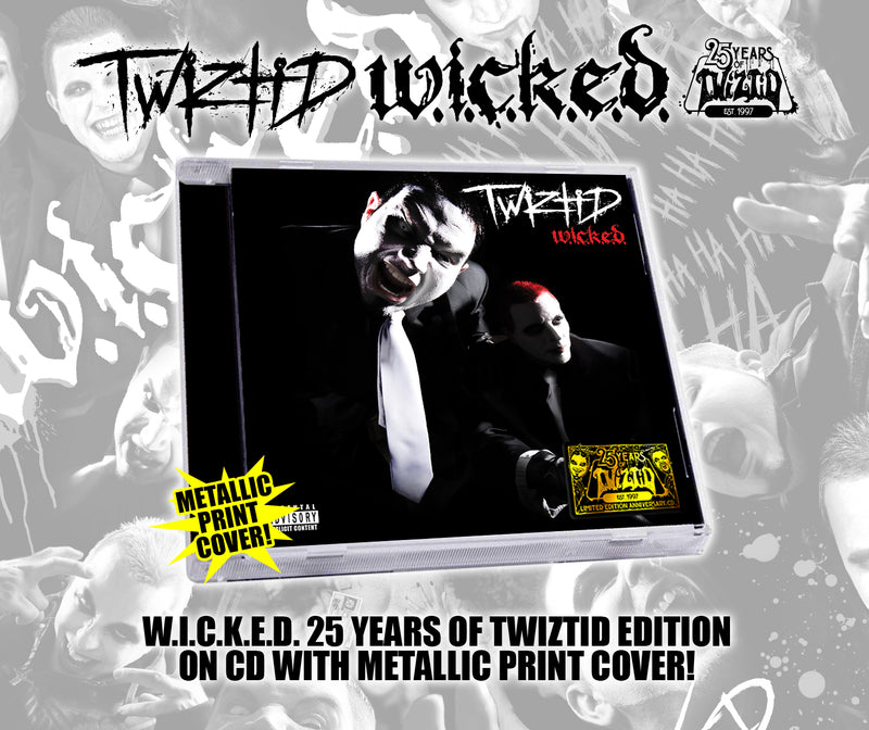 Twiztid "W.I.C.K.E.D." 25 Years of Twiztid Edition CD